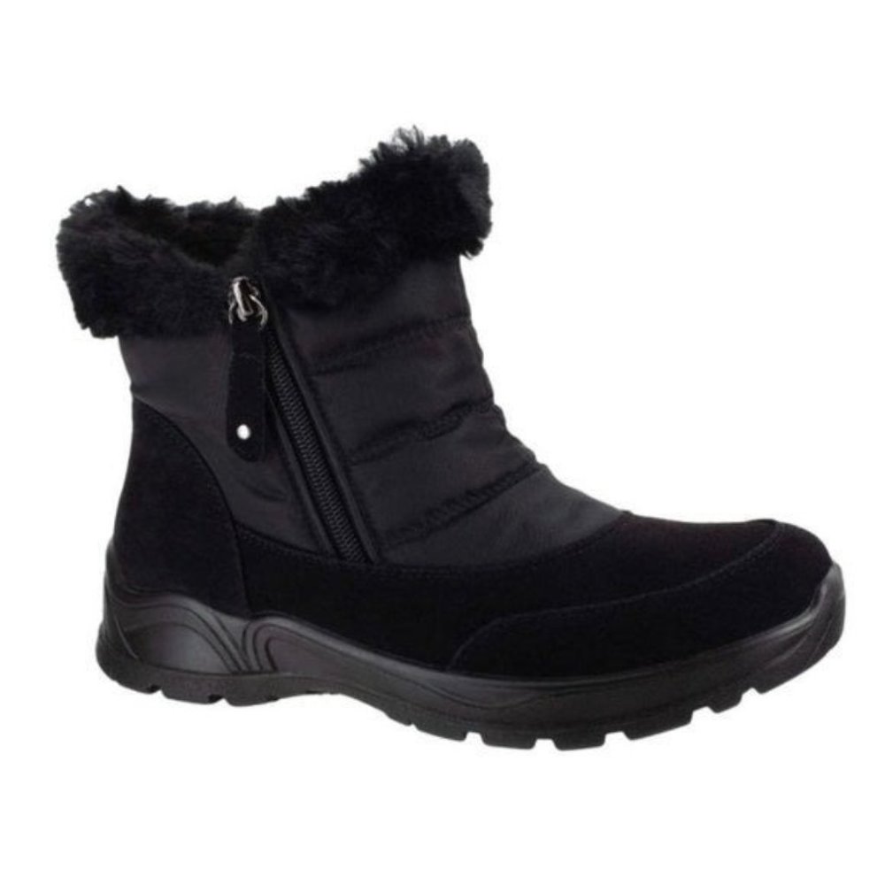 Easy Street FROSTY Black Round Toe Water Proof Size 6 Women's Snow Winter Boot